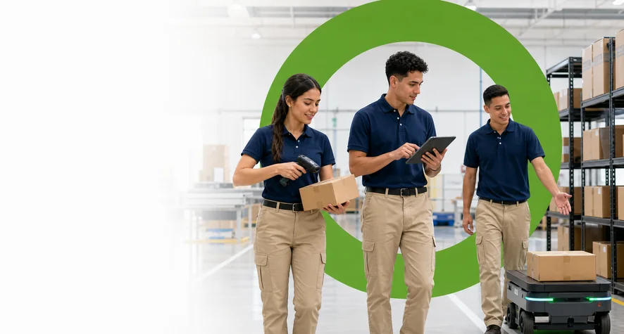 Profesionales trabajando en gestión logística y cadena de abastecimiento - Tecnología en Logística Virtual Areandina CSU Cúcuta
